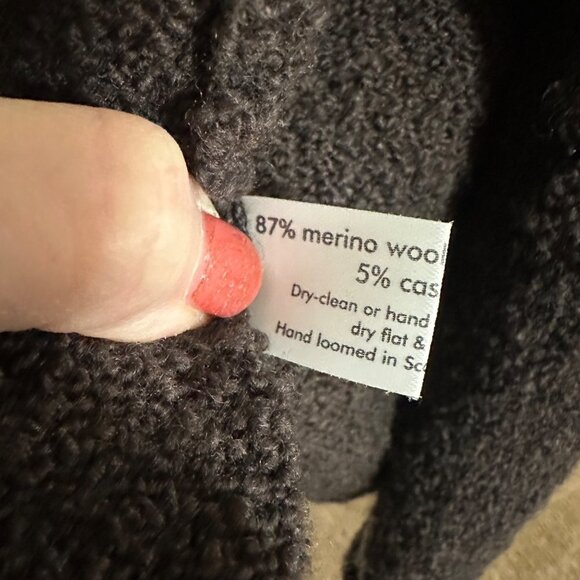 Eskandar Sleeveless Sweater Wool Cashmere Womens One Size Longline Lagenlook - Picture 8 of 10